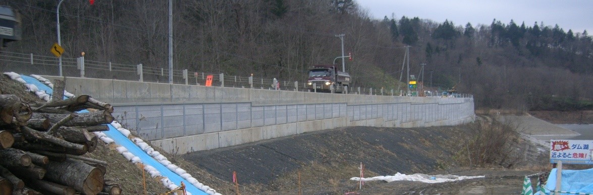 EPS工法　道路拡幅・嵩上げ事例