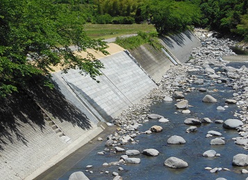 大型ブロック_M1ウォール　河川緩勾配（1割）