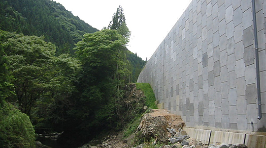 山間部道路新設