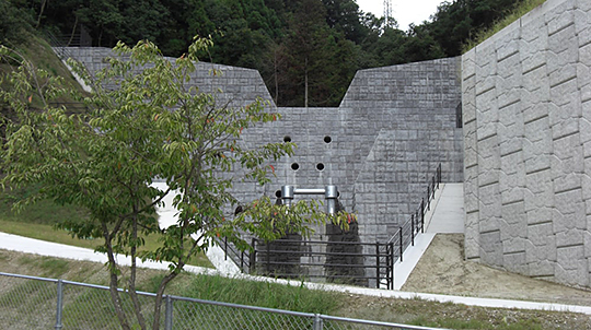 砂防堰堤管理道路